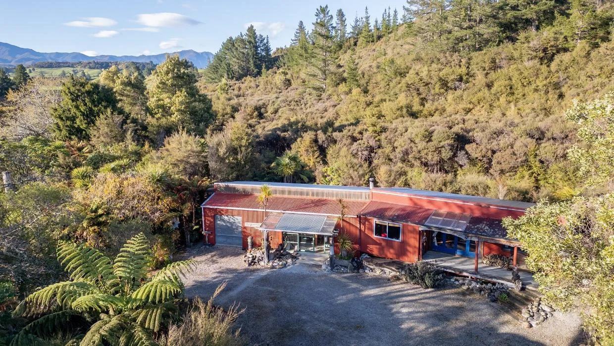 The house shown in its bush setting