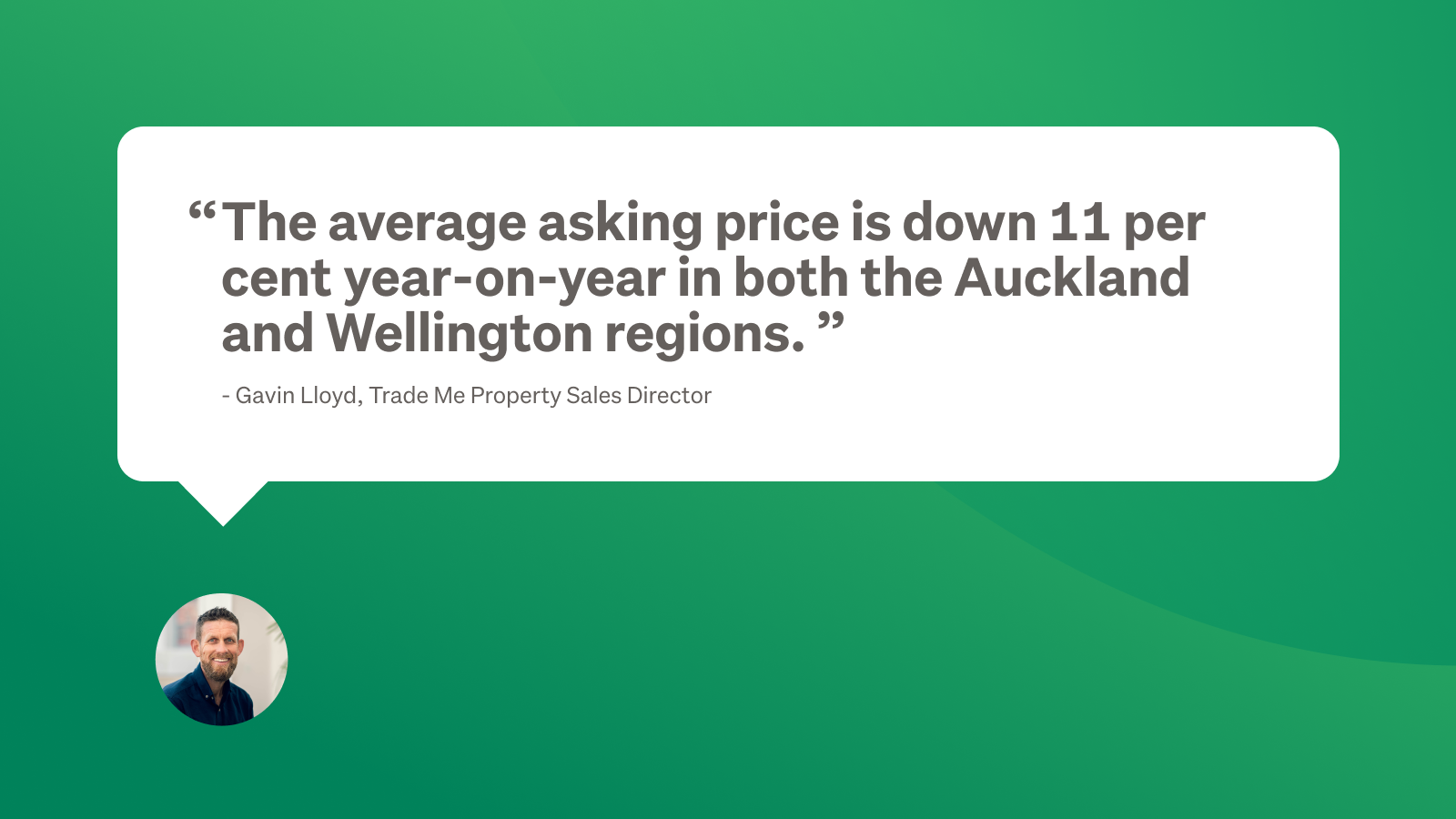 Quote with green backgroun