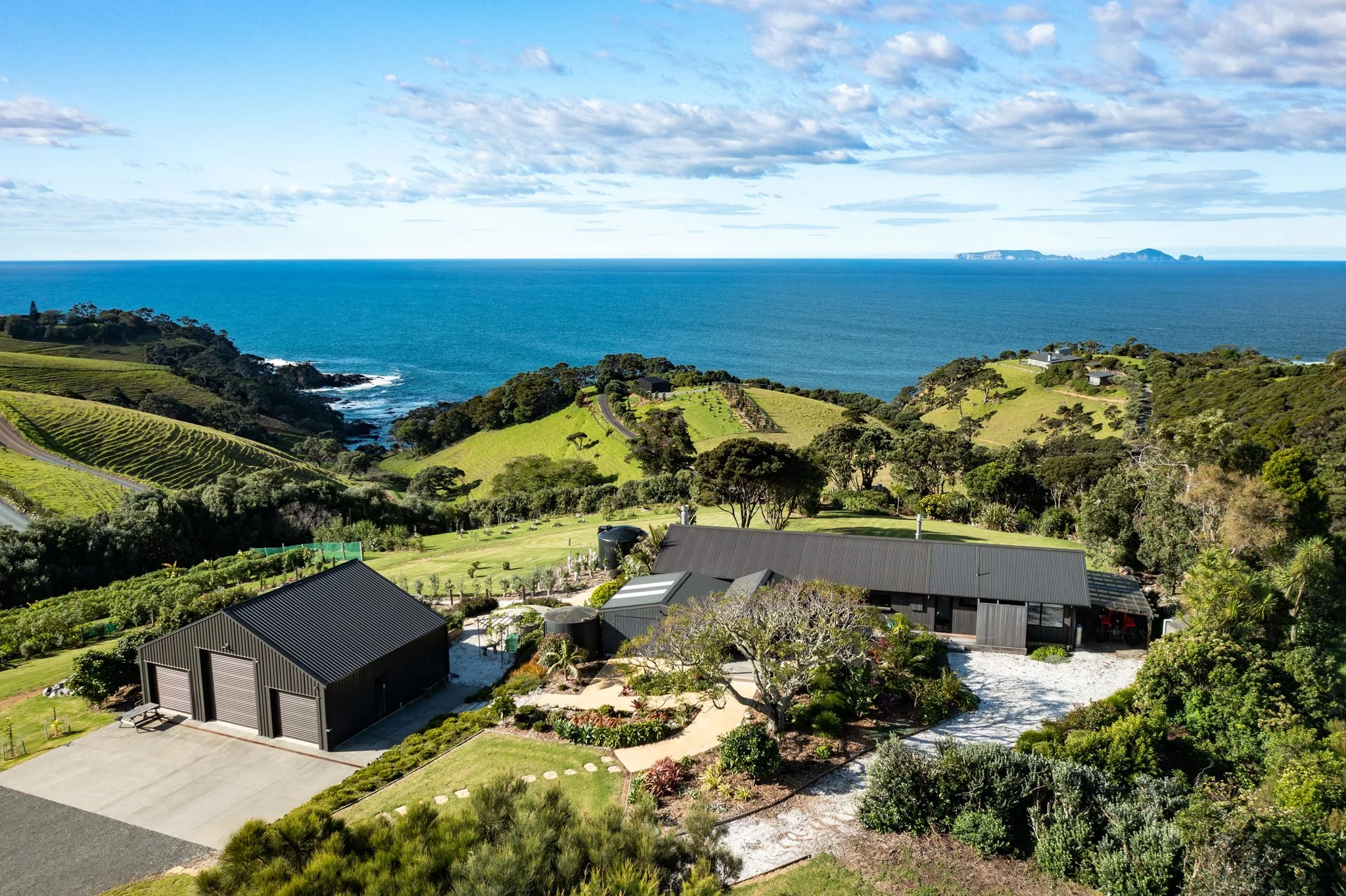 Harbour views in Whangarei, New Zealand.