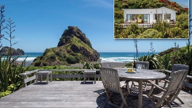 View of Piha bach