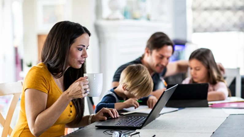 Working from home during lockdown restrictions