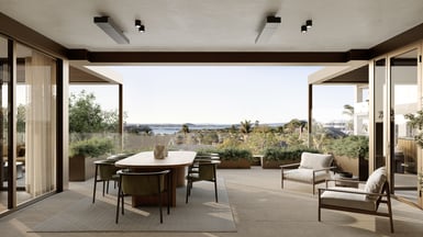 View from the lounge