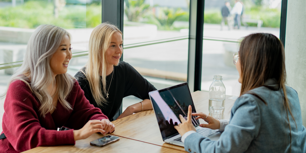 Young professionals meeting