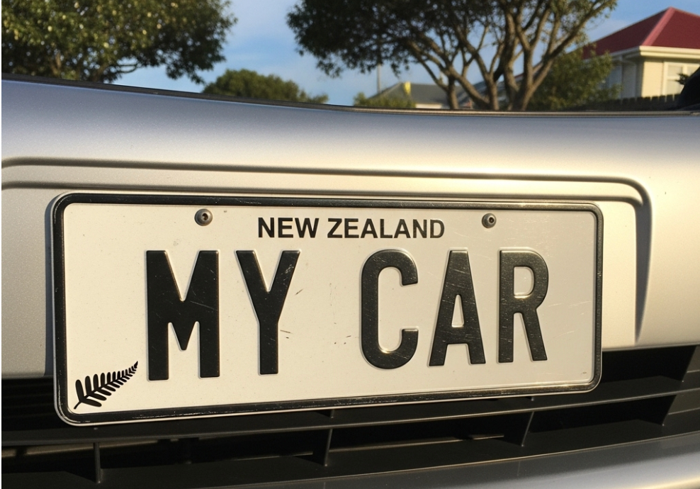 New Zealand Personalised Number Plate