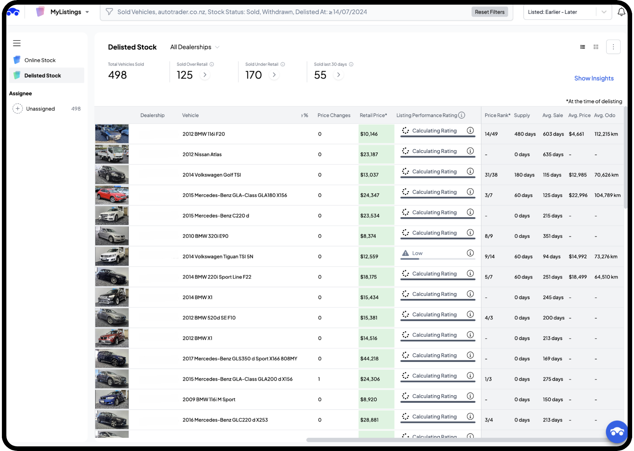 Delisted Stock Image
