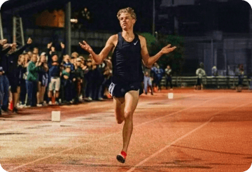 Sam Ruthe running track and field