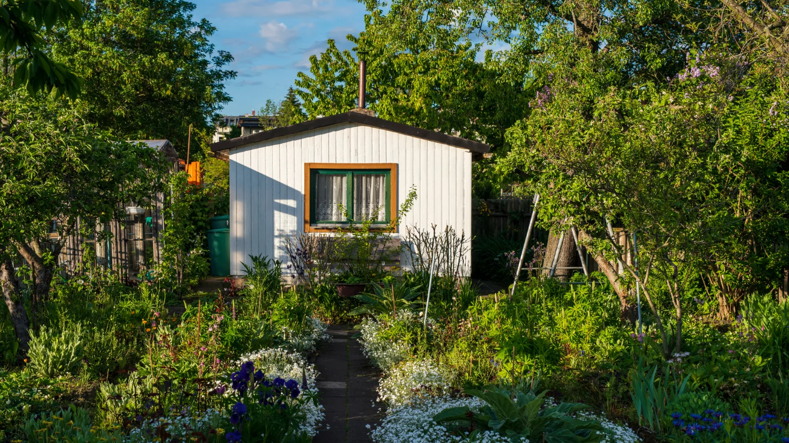 Granny flat in backyard.