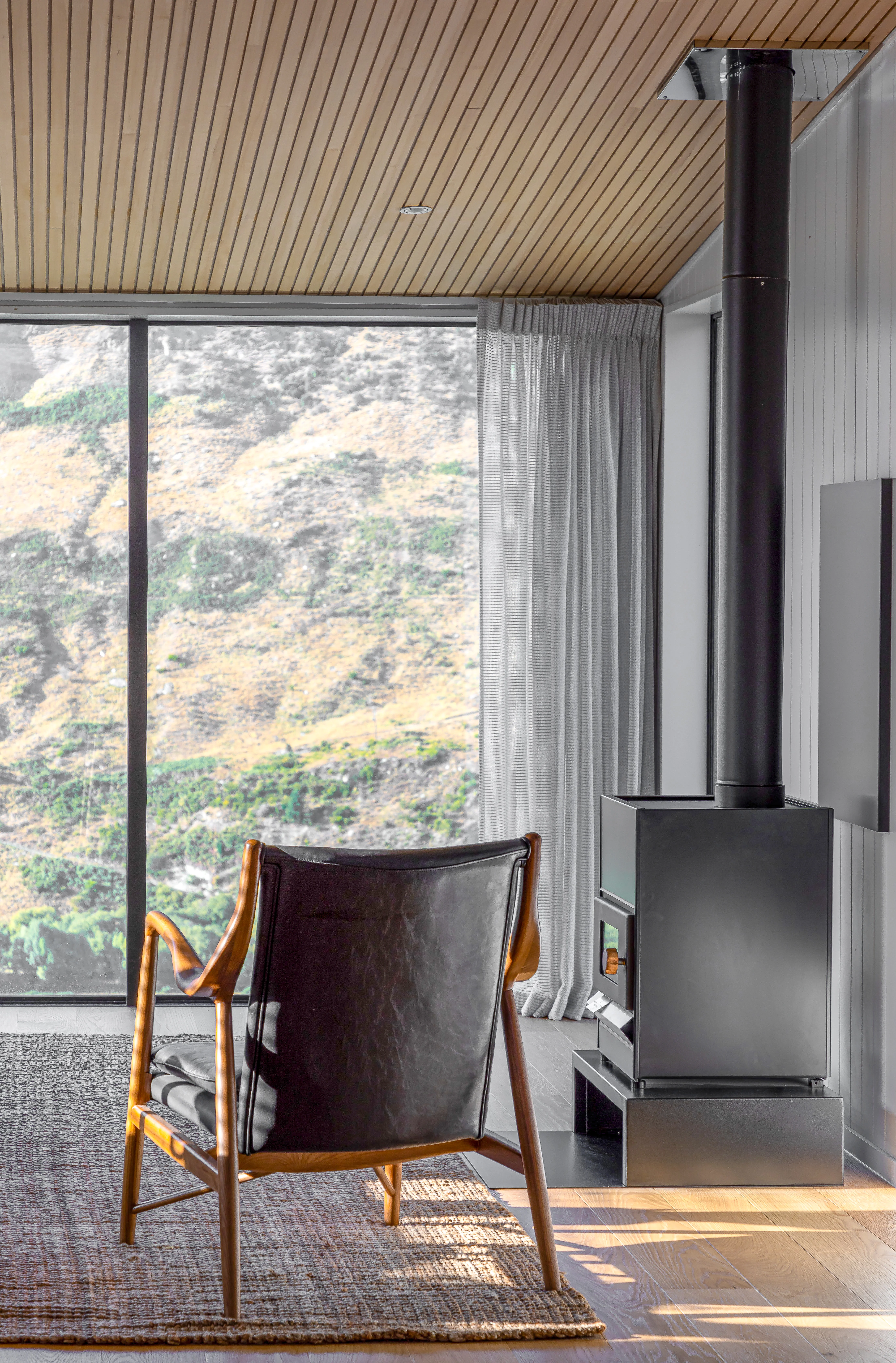 A Scandinavian-inspired interior in a home by Koia Architects. Image: John Williams