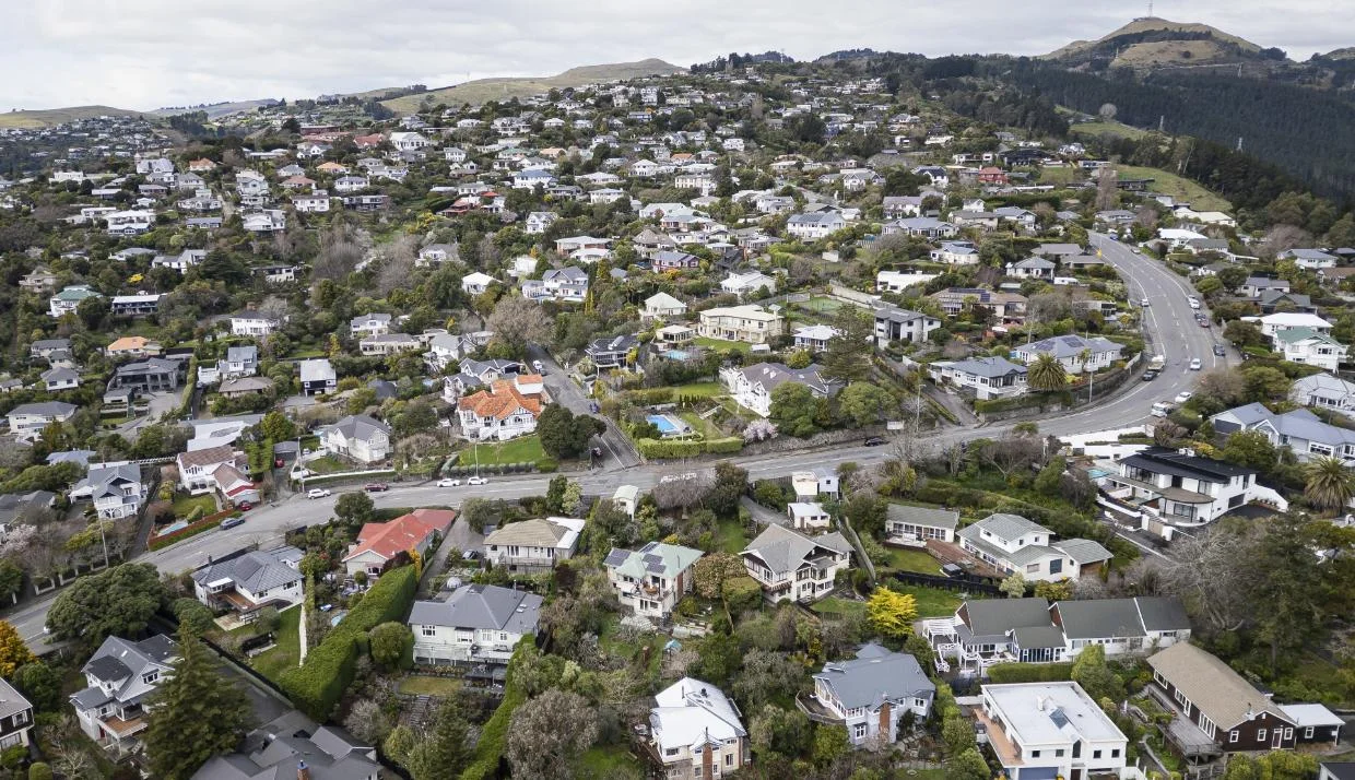 Housing in Cashmere Hills, Christchurch