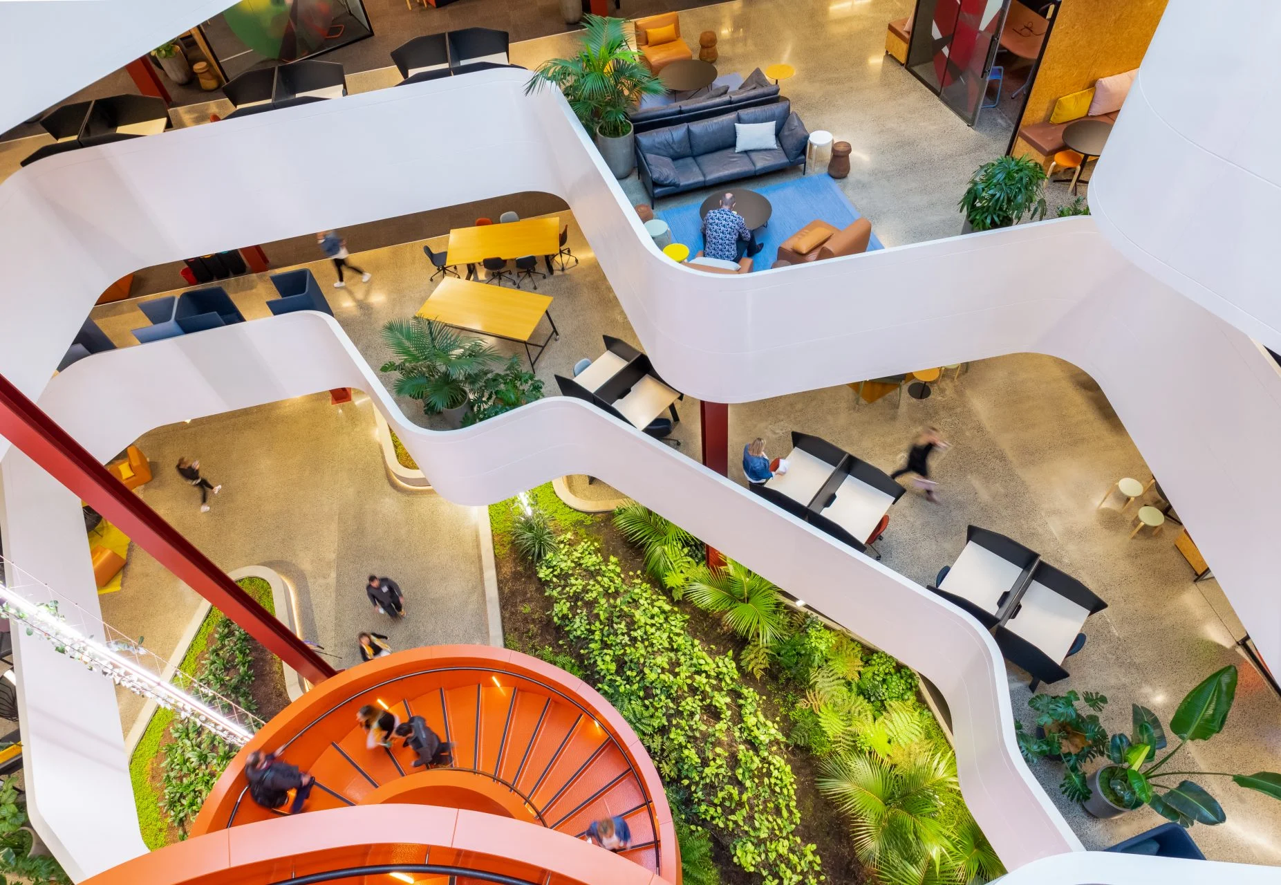 Interior photo of the B:Hive