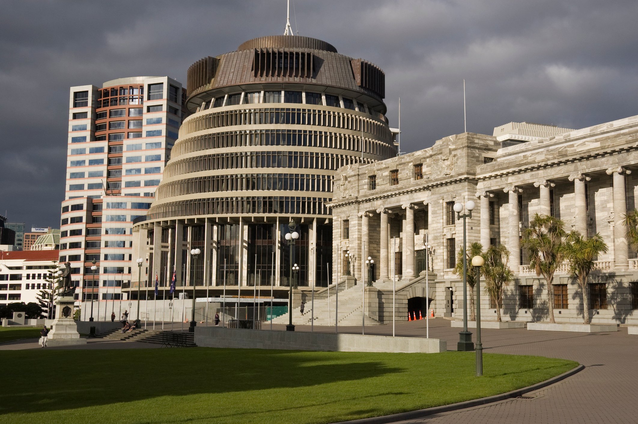 View of parliament, Wellington