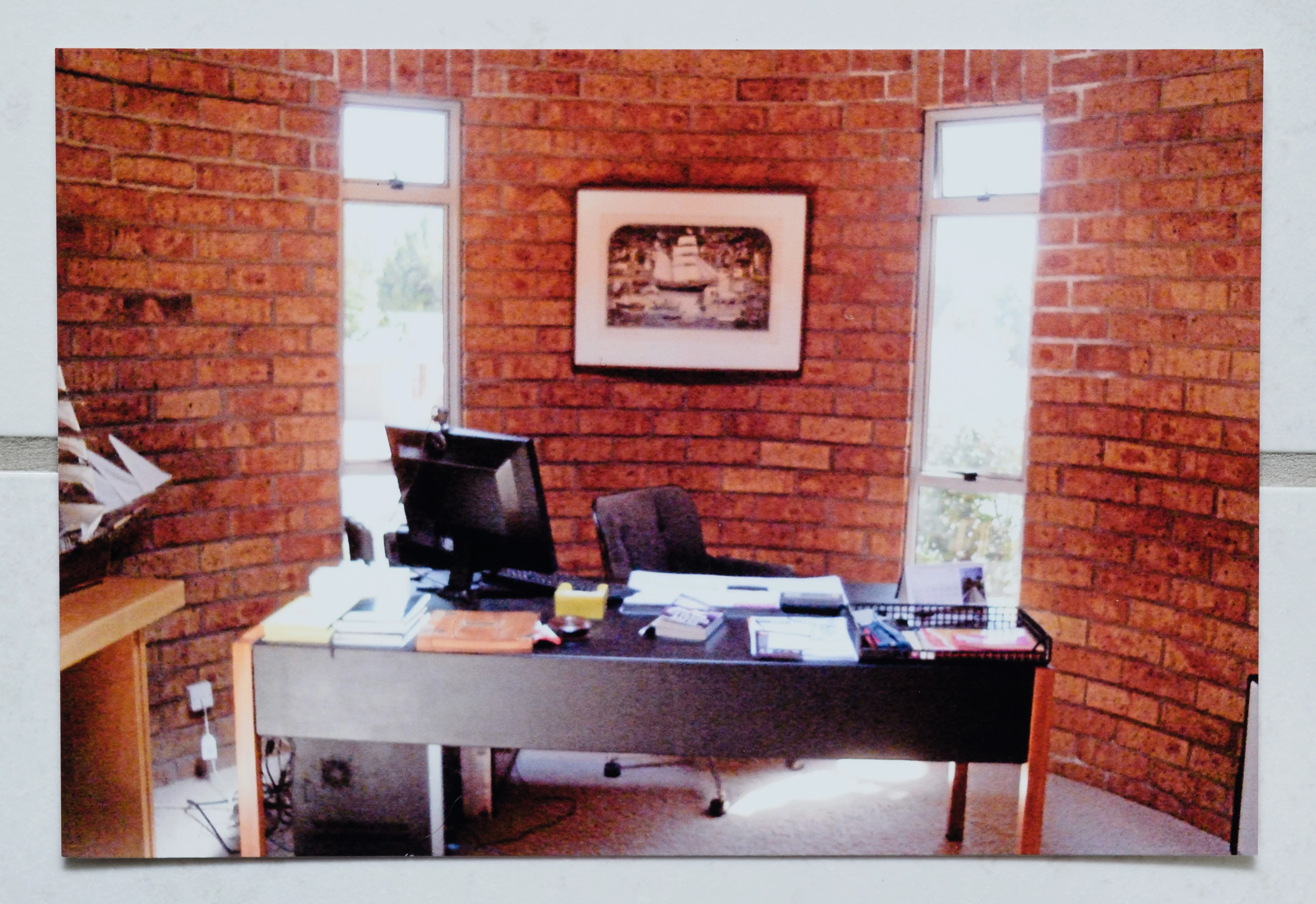 Before and after images of the house then and now