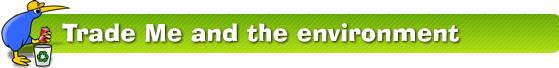 Trade Me and the enviroment