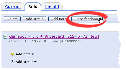 Placing multiple feedback